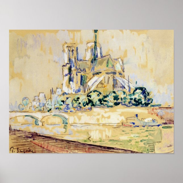 Póster Notre Dame, 1885 (Frente)