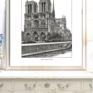 Póster Notre Dame de Paris 12 "x16" Poster