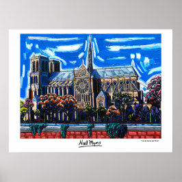Póster "Notre Dame de Paris" por Neil Myers