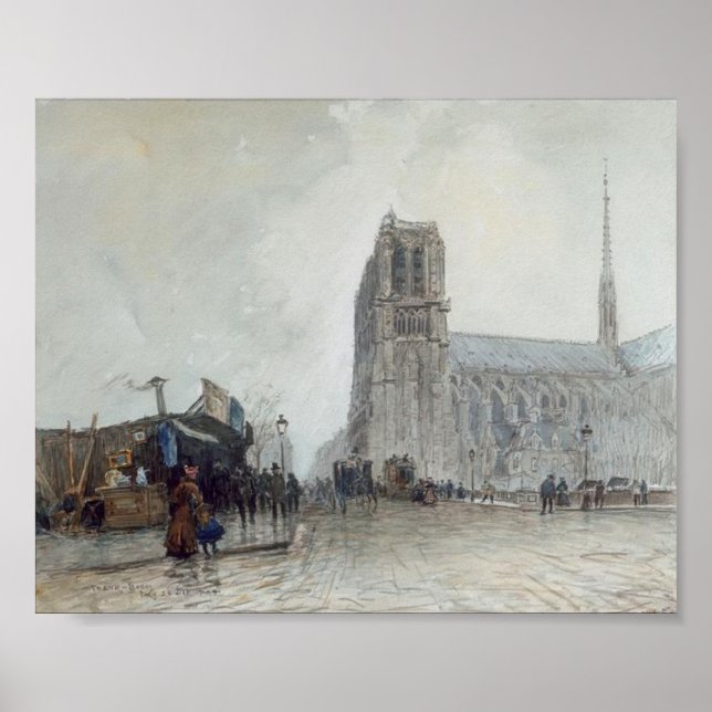 Póster Notre-Dame du Pont au Double - Frank Myers Boggs (Frente)