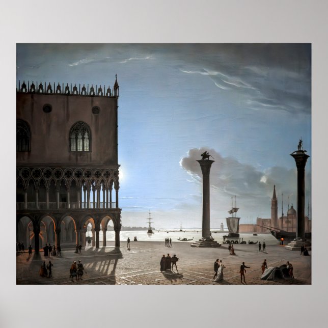 Póster Notturno (Venecia) (Frente)