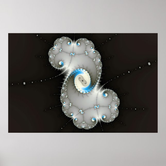 Póster Nova - Poster fractal (Frente)