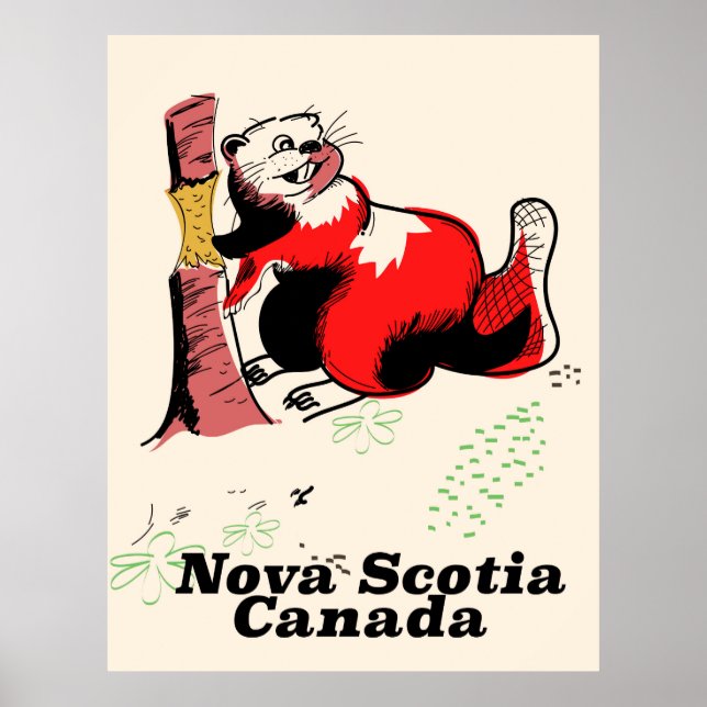 Póster Nova Scotia canada (Frente)