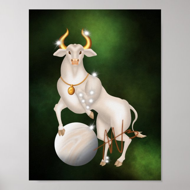 Póster Nova Taurus Venus Zodiac (Frente)