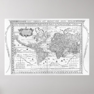 Póster Nova Totius Terrarum Orbis