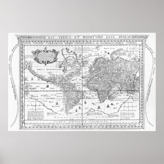Póster Nova Totius Terrarum Orbis (Frente)