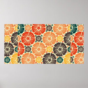 Póster Noveau retro hermoso