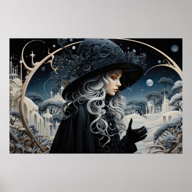 Póster Noveau Witch (Frente)