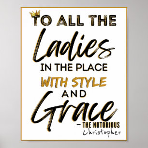 Póster Novedosa escuela secundaria 90 con Hip Hop Cumplea