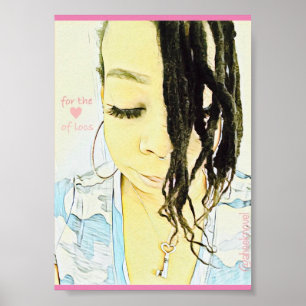 Póster Novela ahsek por el amor a las locs 17