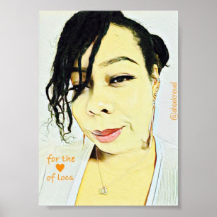 Póster Novela ahsek por el amor a las locs 9