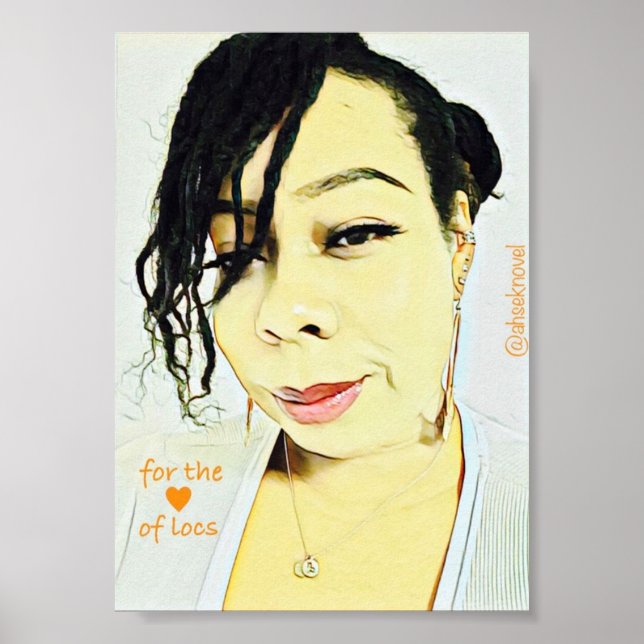 Póster Novela ahsek por el amor a las locs 9 (Frente)
