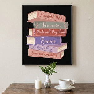Póster Novelas de Jane Austen V