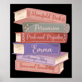 Póster Novelas de Jane Austen V