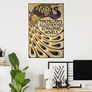 Póster Novelas estándar ilustradas de Peacock Macmillan
