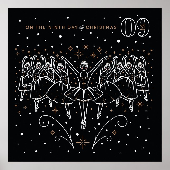 Póster Noveno día de Navidades Poster 24x24 (Frente)