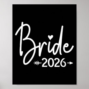 Póster Novia de mujer est 2026 casada boda nupcial