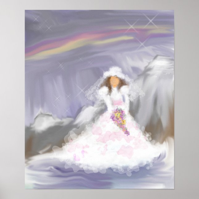 Póster Novia de nieve (Frente)