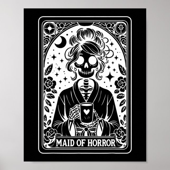 Póster Novia De Tarjeta De Tarot De Doncella De Horror Co (Frente)