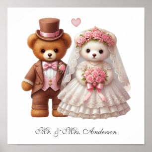 Póster Novia De Teddy Y Boda De Groom