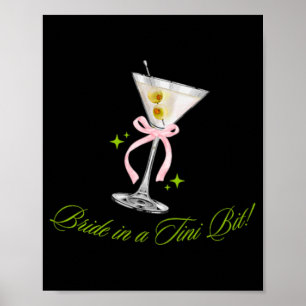 Póster Novia En Una Boca Tini Cuidada Bachelorette Martin