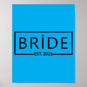 Póster Novia Est 2026 Boda Despedida de Soltera