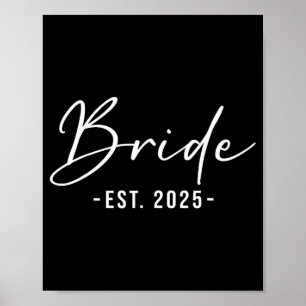 Póster Novia Est. Coincidiendo 2025 Preparándose Para La 