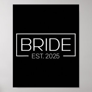 Póster Novia Est. Futuro Sra. Esposa Bachelorette Parte