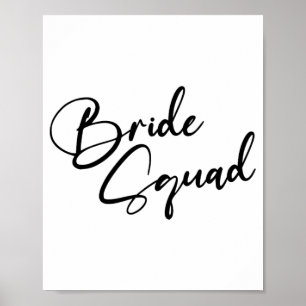 Póster Novia Novia Novia Escuadrón de Bachelorette