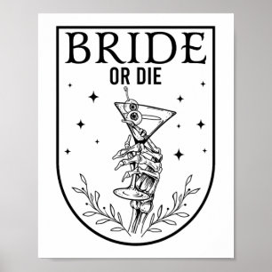 Póster Novia O Muere Temblorosa Temporada Boda De Hallowe