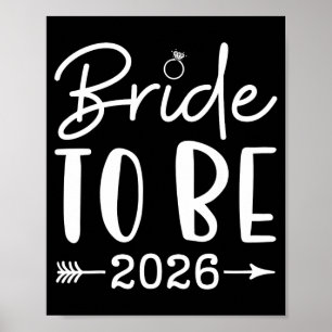Póster Novia por casarse 2026 despedida de soltera grupo