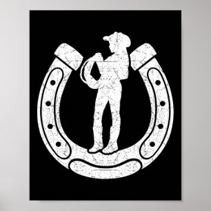 Póster Novia Silhouette Horsesnice Ss Cum Ss Caballo