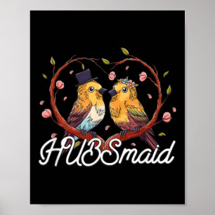 Póster Novia sirvienta graciosa futura esposa Boda Bri