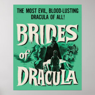 Póster Novias de Drácula