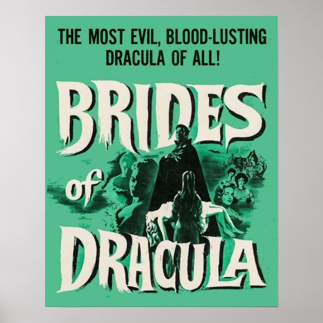 Póster Novias de Drácula (Frente)