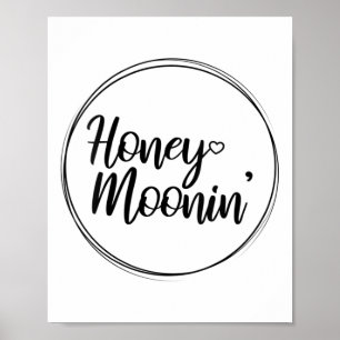 Póster Novias de luna de miel Boda Honeymoonin Brides