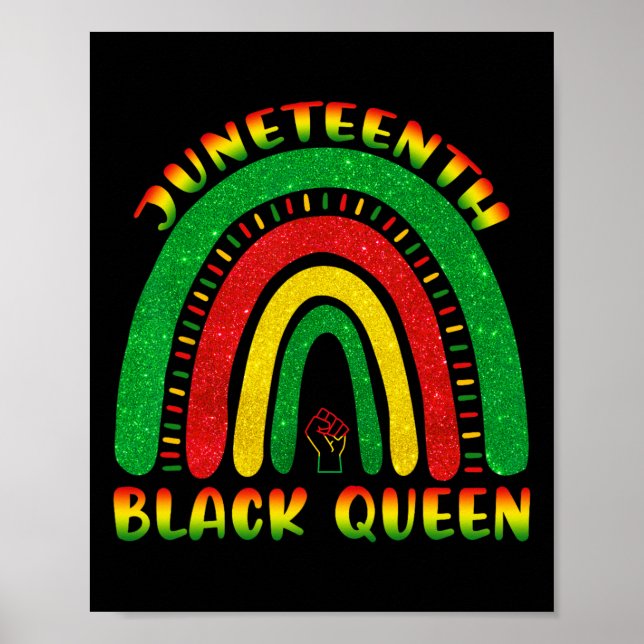 Póster Noviembre África Negra Americana Cute Mujeres Adol (Frente)