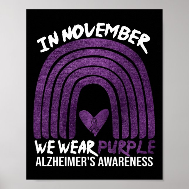 Póster Noviembre Vivimos la guerra del Alzheimerheimer pú (Frente)