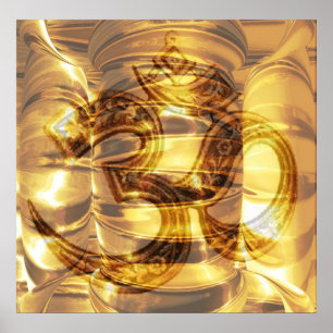 Póster NOVINO Naveen OM Mantra Dedication