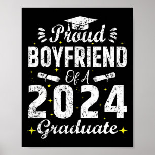 Póster Novio De Un Graduado Superior De Cl 2024