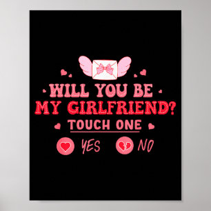 Póster Novio le pregunta ¿Serás mi novia San Valentín