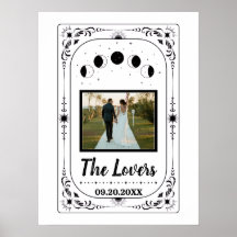 Novios enamorados de la foto personalizada Tarot H