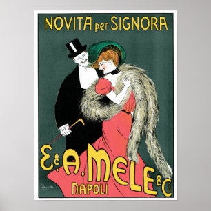 Póster Novita Per Signora ~ E.A. Mele co.