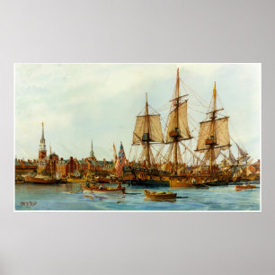 Póster Nowland Van Powell: Barco de la Marina Alfred de E