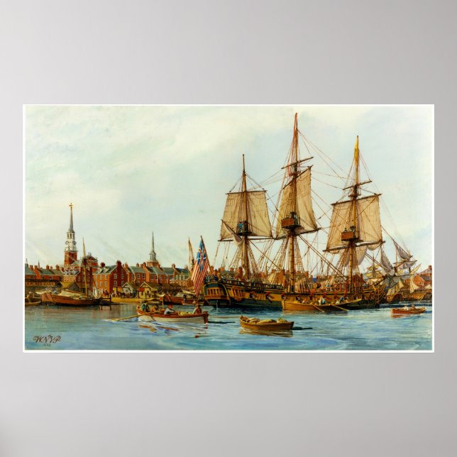 Póster Nowland Van Powell: Barco de la Marina Alfred de E (Frente)