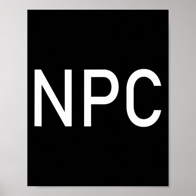 Póster Npc Jugando Halloween Diversión Larp Rpg Rol (Frente)