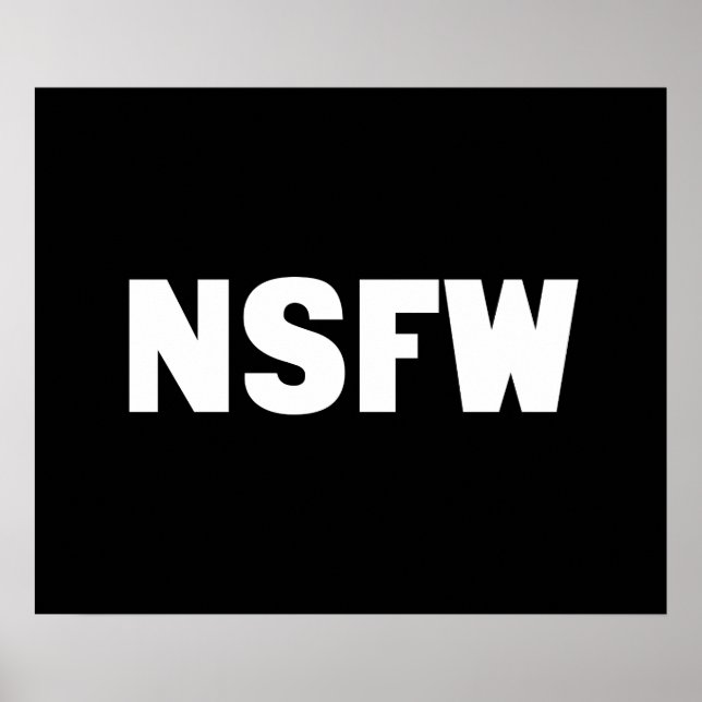 PÓSTER NSFW (Frente)