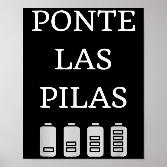 Póster Nte Las Las Spanish Saying Motivational  (Frente)