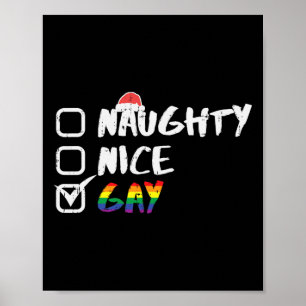 Póster Ntraviesa Gay Rainbow Funny Gay Pride Lgbt Chris