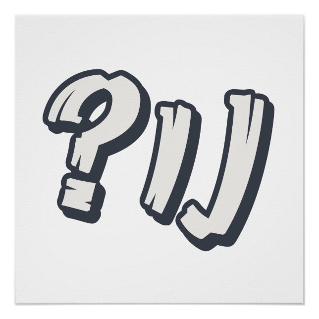 Póster "NU?" yiddish - La expresión judía perfecta (Anverso)